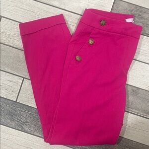 LOFT Women's Pink Ankle Pants